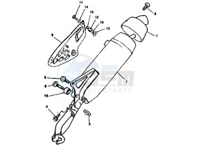 BW'S BUMP 50 drawing EXHAUST