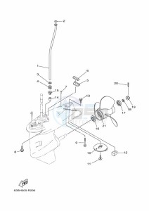 40VEO drawing PROPELLER-HOUSING-AND-TRANSMISSION-2