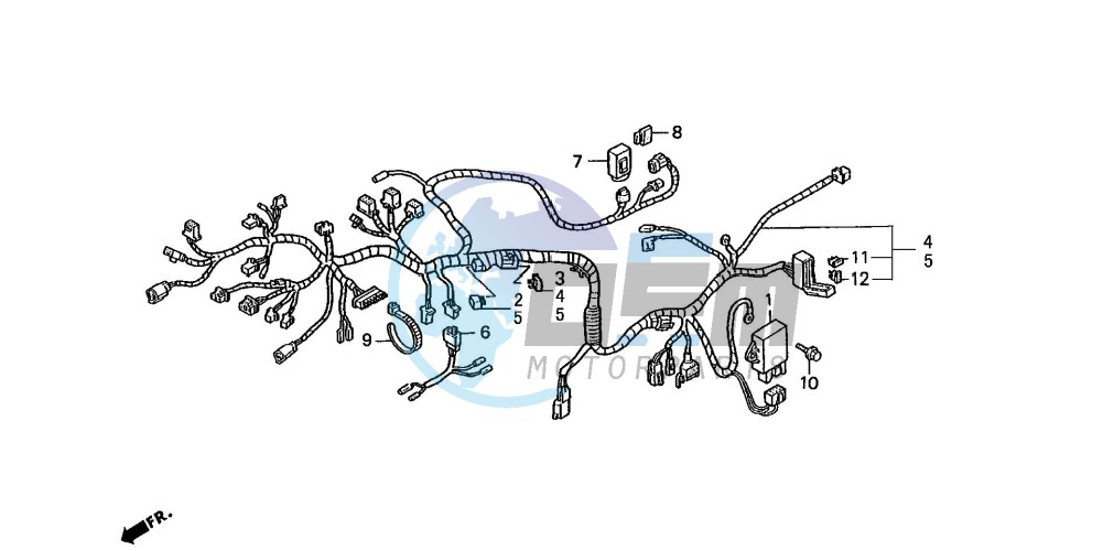 WIRE HARNESS (ST1100L/M/N/P/R)