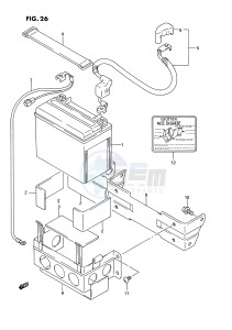 GSX-R750W (E2) drawing BATTERY