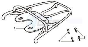 JET ONE 50 drawing REAR LUGGAGE FRAME