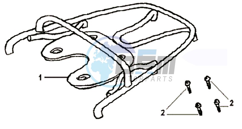 REAR LUGGAGE FRAME