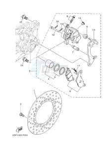 MWS125-A TRICITY 125 (BR71 BR74) drawing REAR BRAKE CALIPER