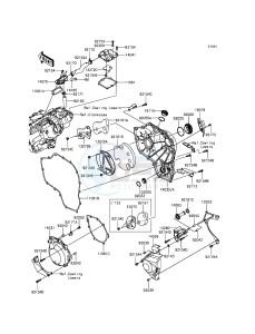 NINJA H2 ZX1000NFF XX (EU ME A(FRICA) drawing Engine Cover(s)