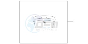 VFR800A9 Ireland - (EK / ABS MME) drawing TOP BOX INNERBAG