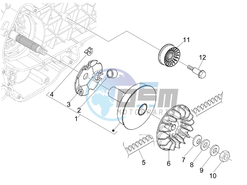 Driving pulley