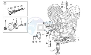 V7 Racer 750 drawing Oil pump