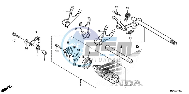 GEAR SHIFT DRUM