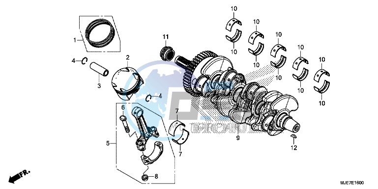 CRANKSHAFT/PISTON