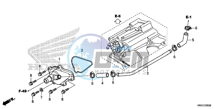 WATER PUMP COVER