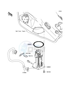 NINJA_ZX-10R ZX1000JDF FR XX (EU ME A(FRICA) drawing Fuel Pump