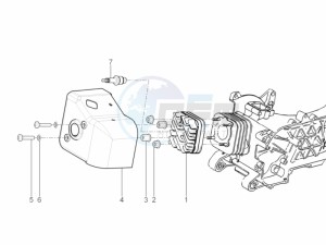 PRIMAVERA 50 2T NOABS E2-E3 (EMEA, APAC) drawing Cylinder head cover