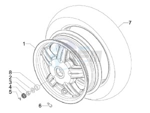 S 150 4T ie E3 Vietnam - Indonesia drawing Rear Wheel