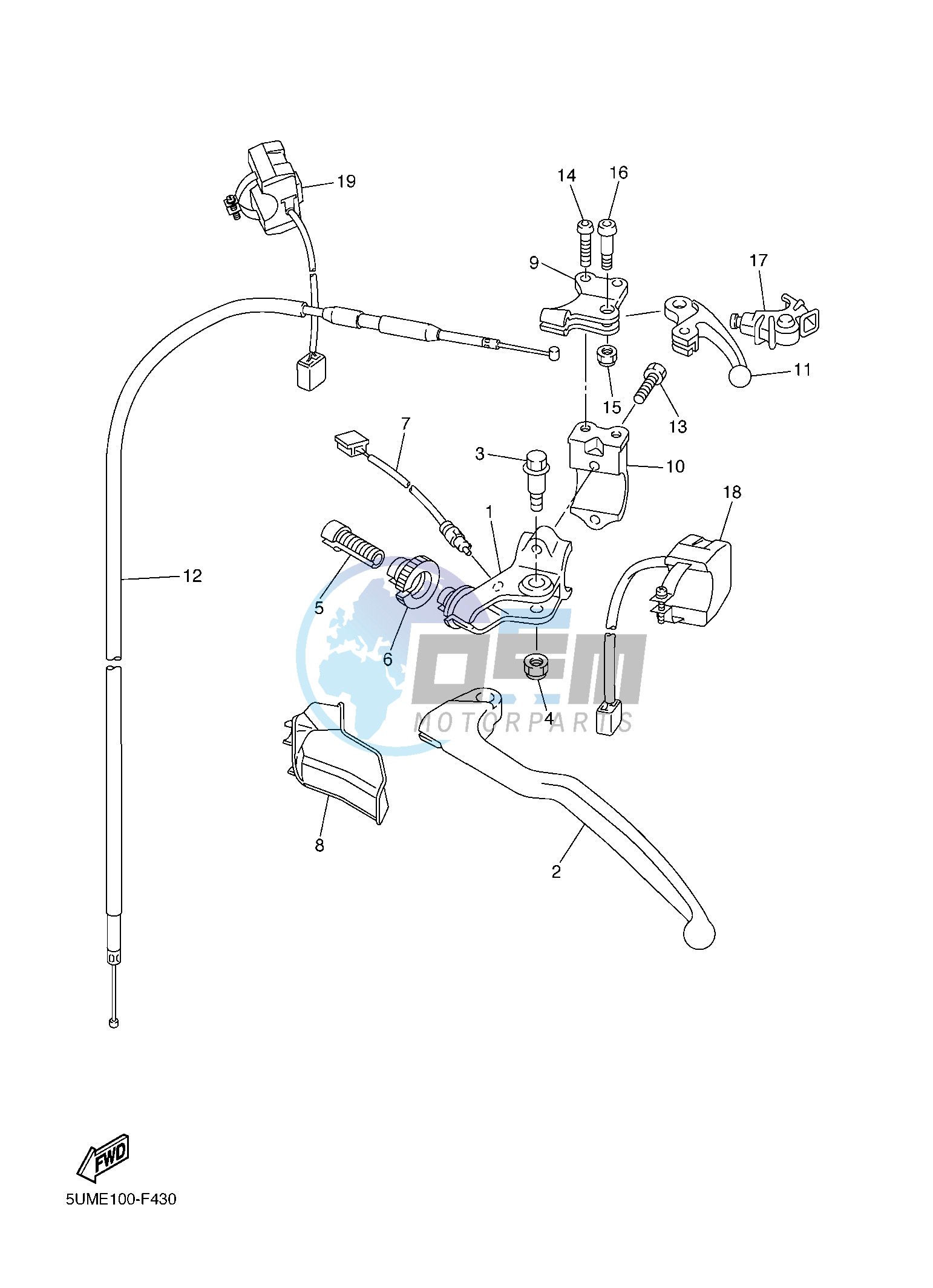 HANDLE SWITCH & LEVER