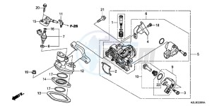 NSC110MPDE NSC110MPDE UK - (E) drawing THROTTLE BODY