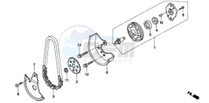 SH150S 125 drawing OIL PUMP