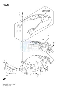 VZ800 (E3-E28) MARAUDER drawing REAR FENDER