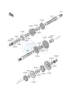 KLF 300 B [BAYOU 300] (B1-B4) [BAYOU 300] drawing TRANSMISSION