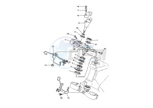 XV WARRIOR 1700 drawing STEERING