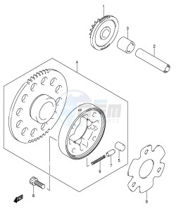 RV125 (E19) VanVan drawing STARTER CLUTCH