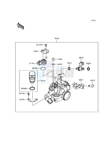 KLX125 KLX125CDS XX (EU ME A(FRICA) drawing Throttle