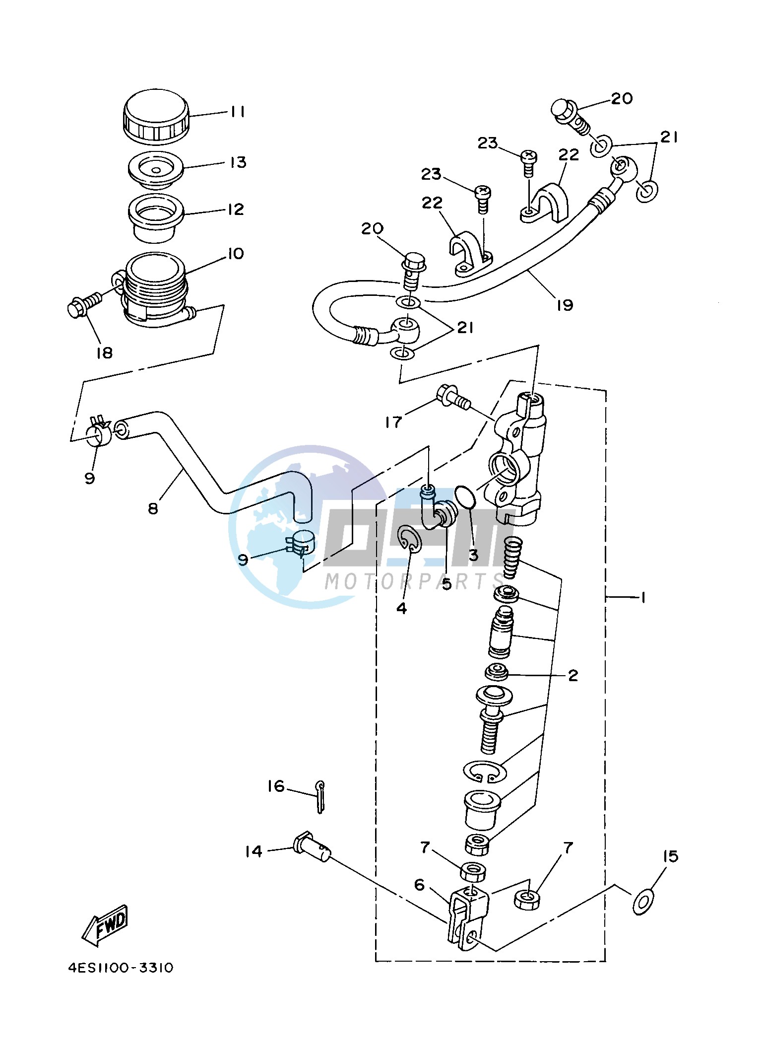 REAR MASTER CYLINDER