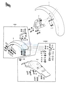 H2 B [MACH IV] (-B) 750 [MACH IV] drawing FENDERS