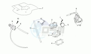 SR 50 1994-1996 Horizontal cil drawing Carburettor