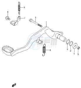 LT-Z400 drawing REAR BRAKE