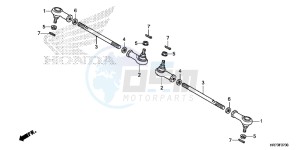 TRX420FA6F TRX420F Australia - (U) drawing TIE ROD