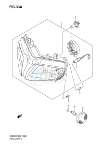 SV650 (E2) drawing HEADLAMP (SV650SK3 SK4 SK5 SK6 SK7 SAK7 E24)