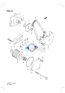 UH200G BURGMAN EU drawing OIL PUMP