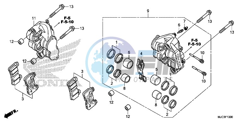 FRONT BRAKE CALIPER