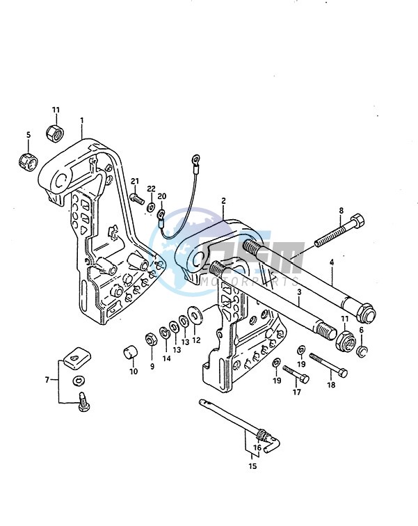 Clamp Bracket (1984 to 1985)