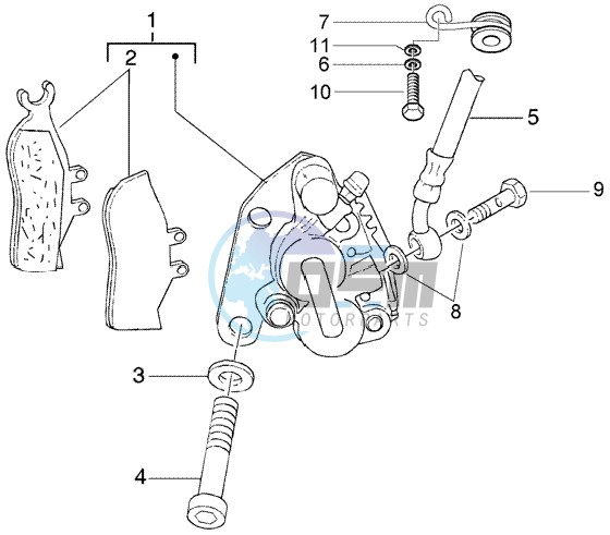 Front brake caliper