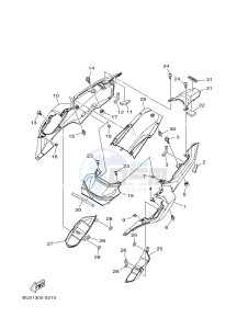 MT07A MT-07 ABS 700 (BU21) drawing SIDE COVER