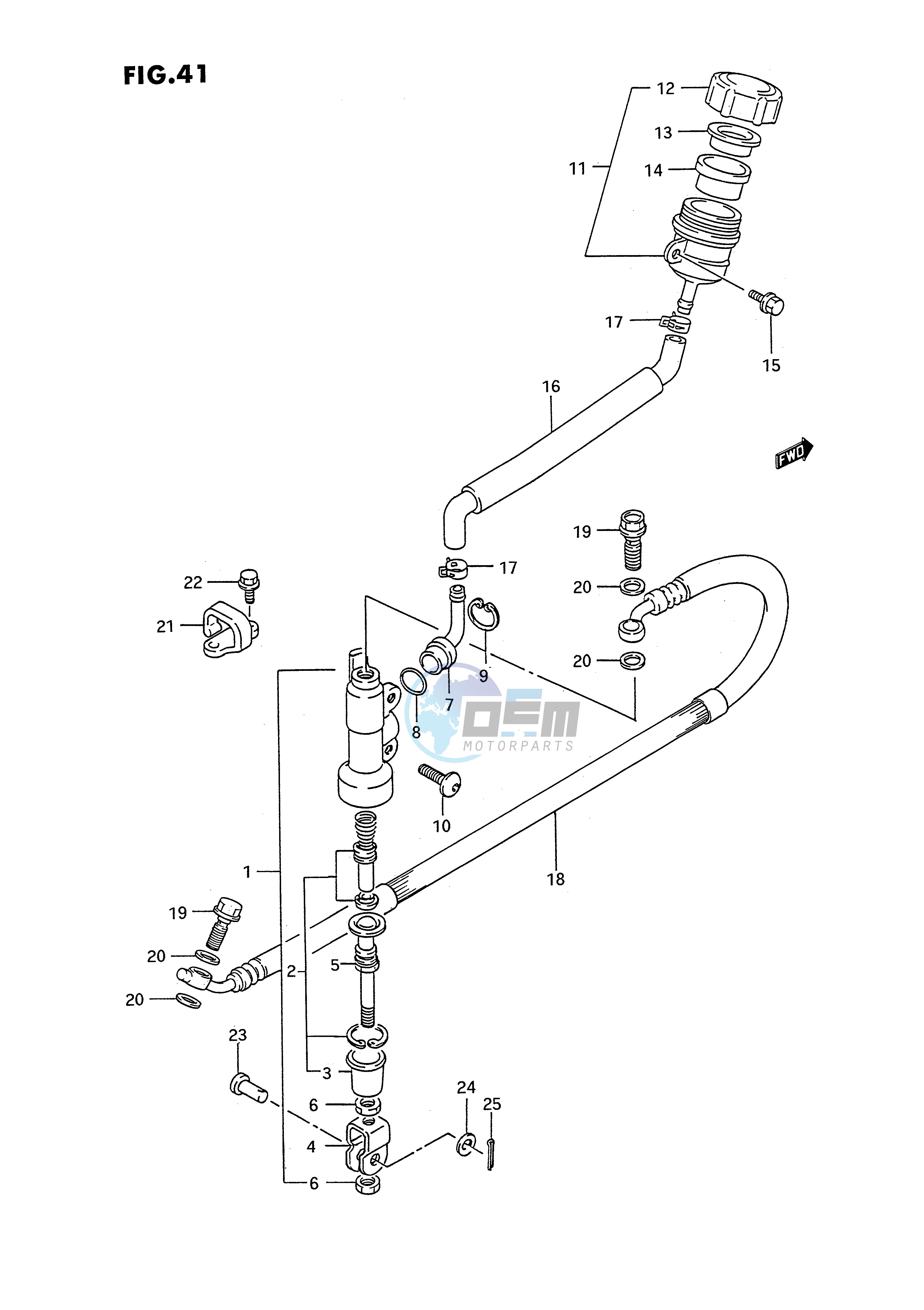 REAR MASTER CYLINDER (MODEL L)