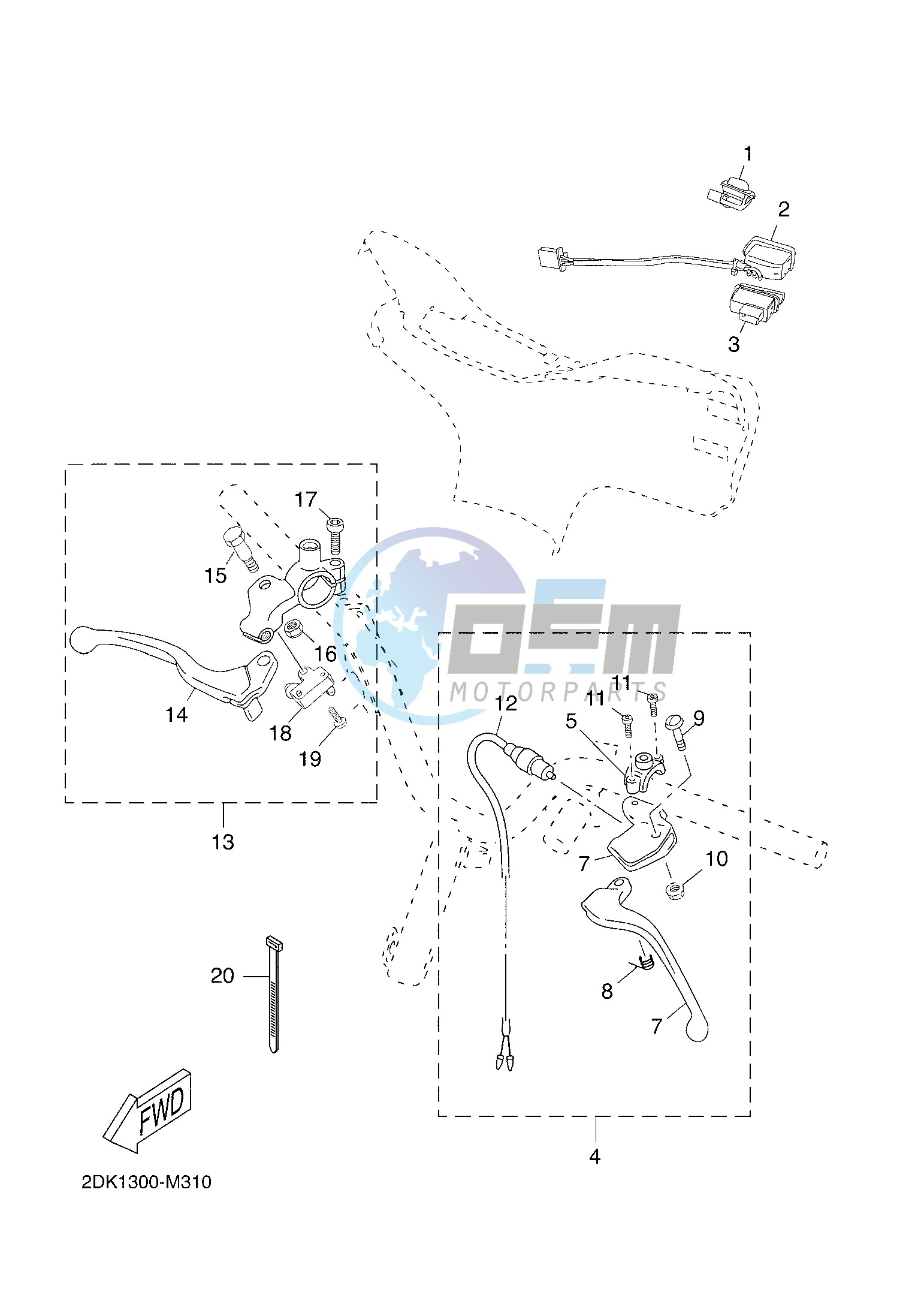 HANDLE SWITCH & LEVER