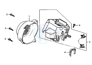 JET - 50 cc drawing AIR SHROUD