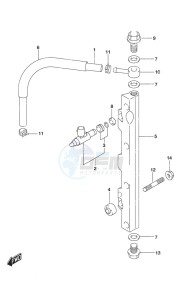 DF 115A drawing Fuel Injector