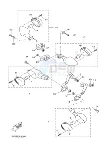 CW50LN BOOSTER (1WP5) drawing FLASHER LIGHT