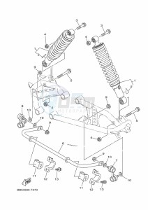 YFM450FWBD YFM45KPXK (BB5D) drawing REAR SUSPENSION