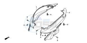 SH125R drawing BODY COVER