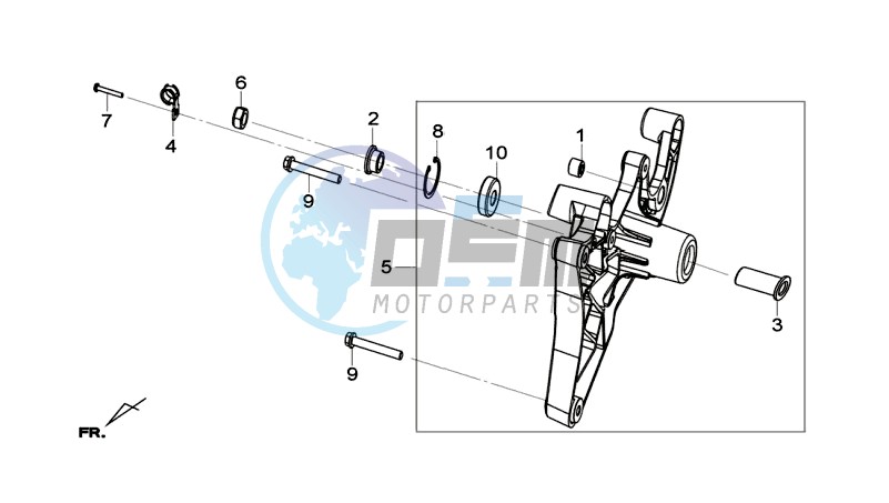 REAR FORK - REAR SUSPENSION