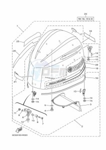 F300NCA-2019 drawing FAIRING-UPPER