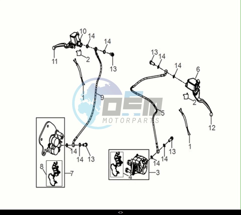 CBS BRAKE SYSTEM ASSY