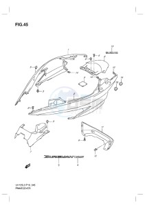 UH125 BURGMAN EU drawing FRAME COVER