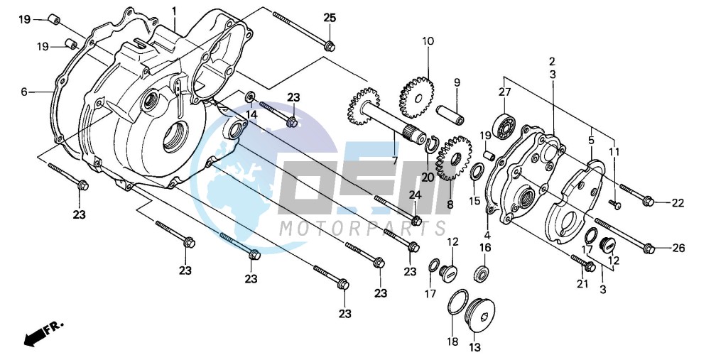 LEFT CRANKCASE COVER