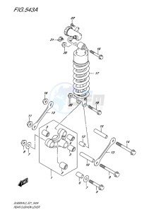 DL650X ABS V-STROM EU drawing REAR CUSHION LEVER