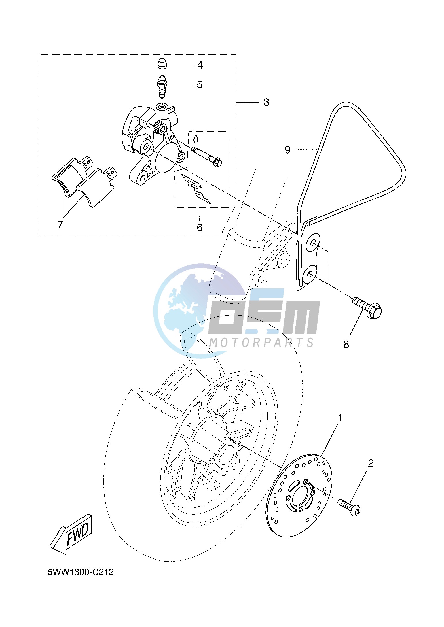 FRONT BRAKE CALIPER